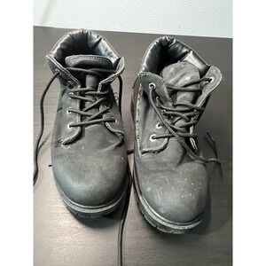 Trail Guide Black Work Boots Size 4.5M Men's Women's Utility Shoes Made in China